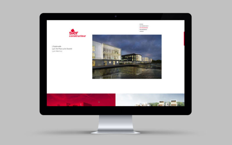 Sier constructeur site web ordinateur