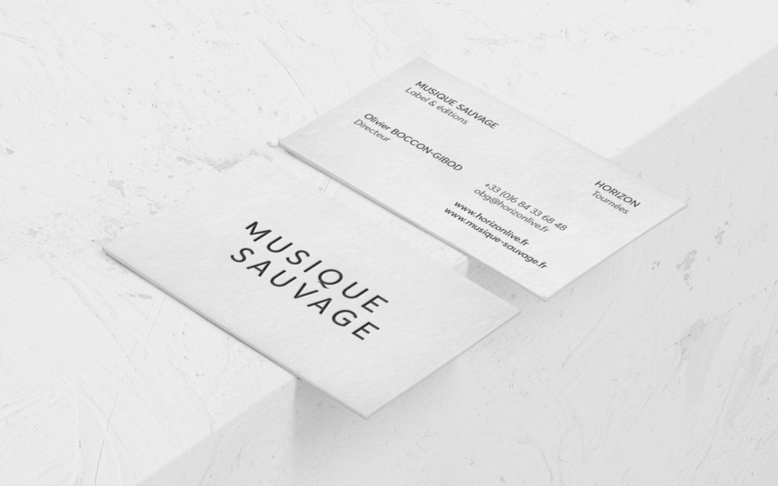 Musique Sauvage carte visite