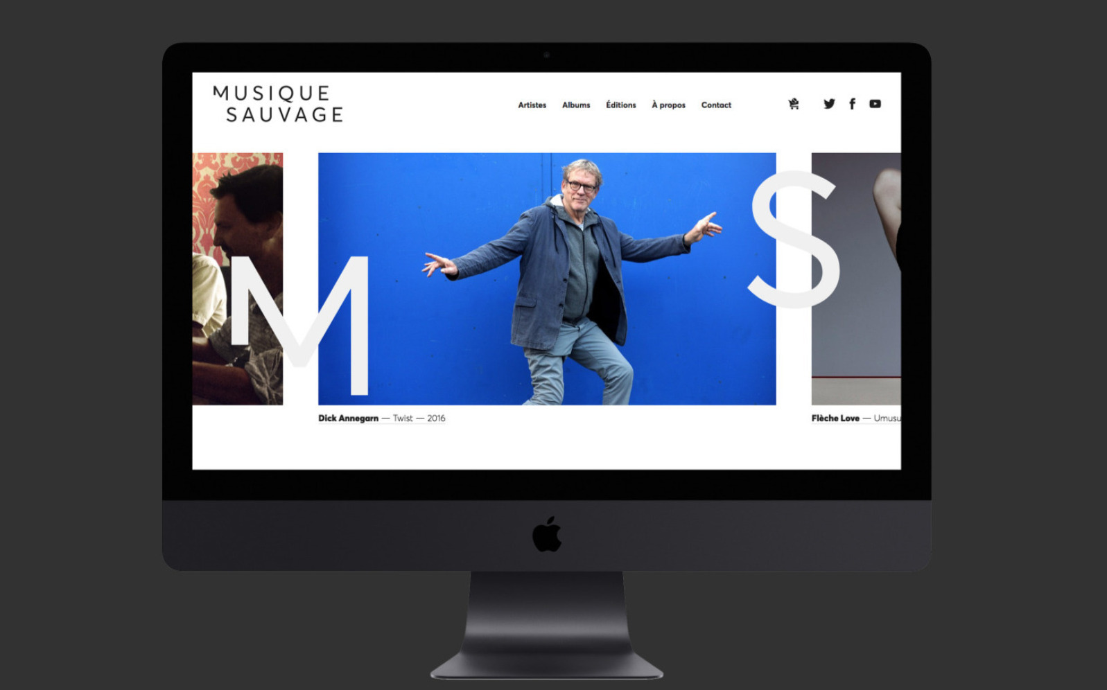 Musique Sauvage réalisation site web
