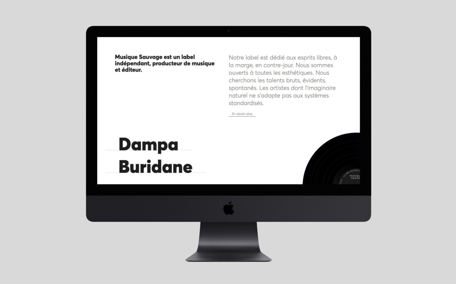 Musique Sauvage site reponsive design
