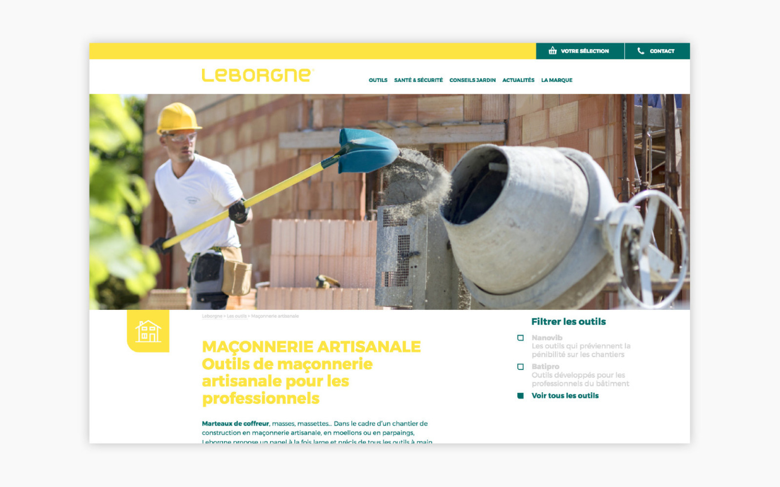 developpement site web Leborgne