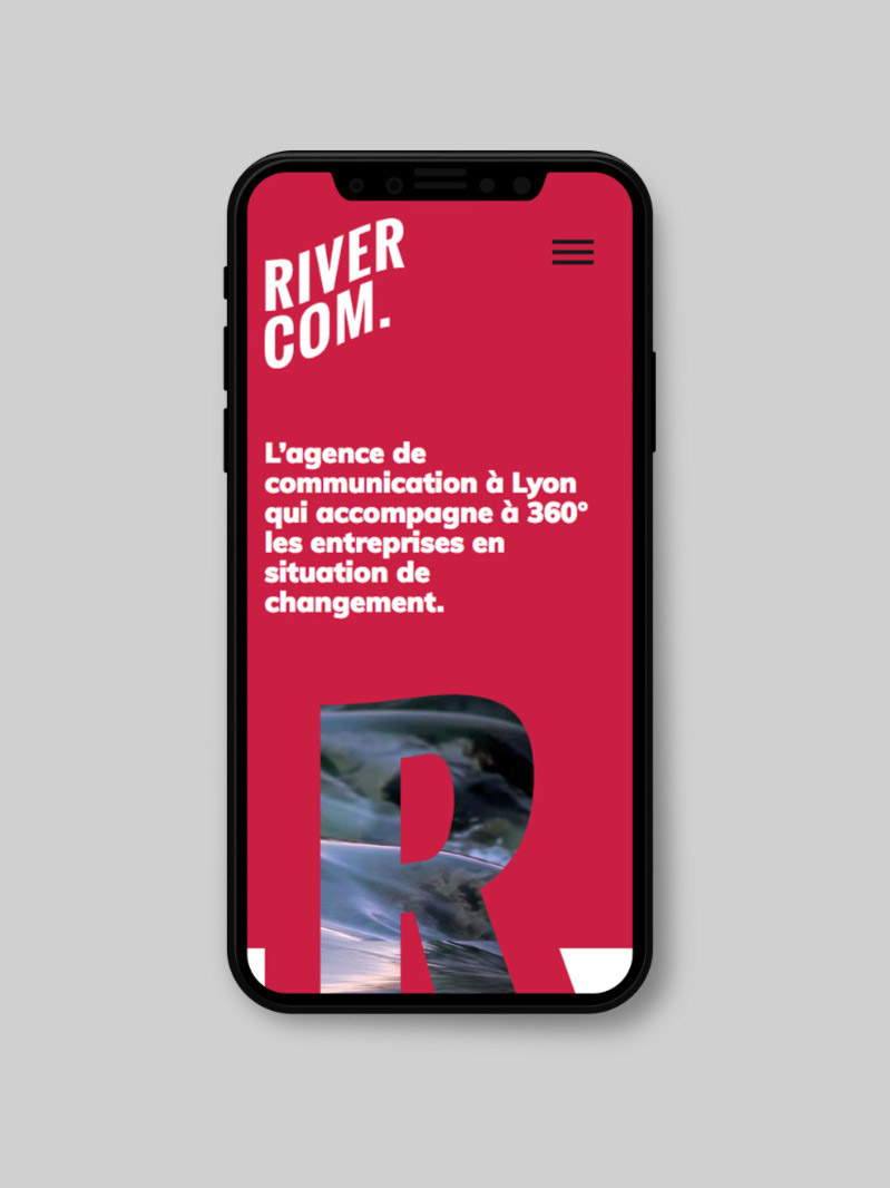 Rivercom création site web mobile