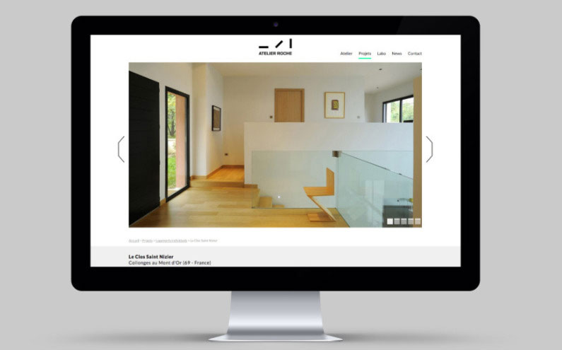 Atelier Roche site internet ordinateur