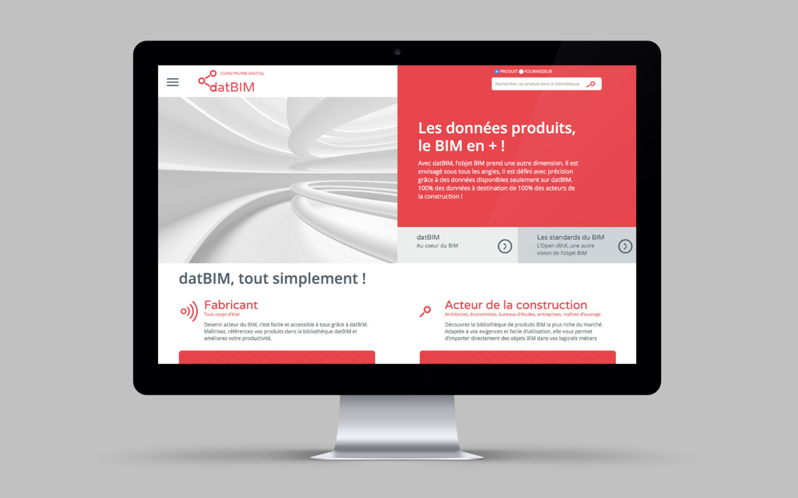 datBIM site web responsive design