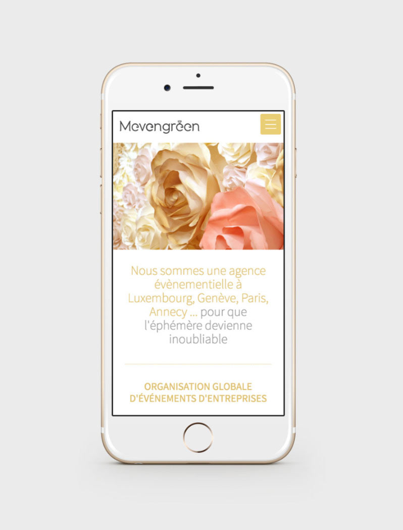 Mevengreen site web mobile