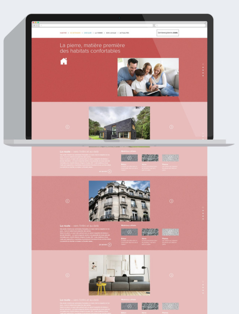 lavieenpierre site web responsive