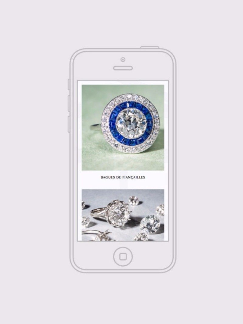 Templier bijoux site web mobile