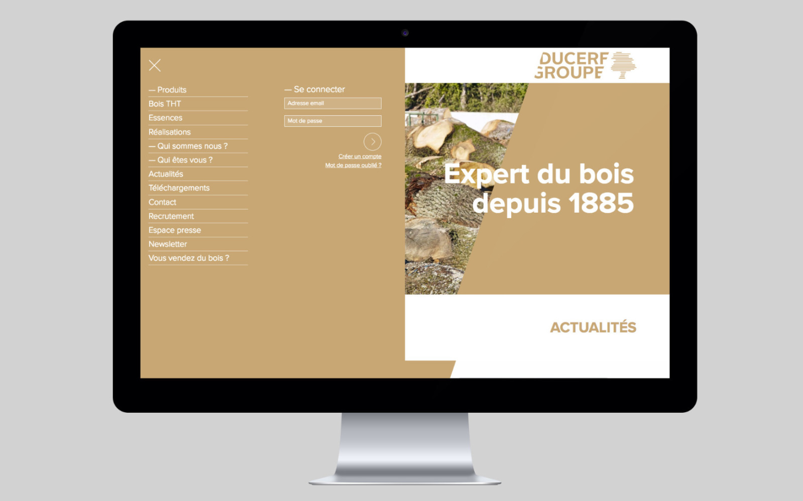 Ducerf site web desktop