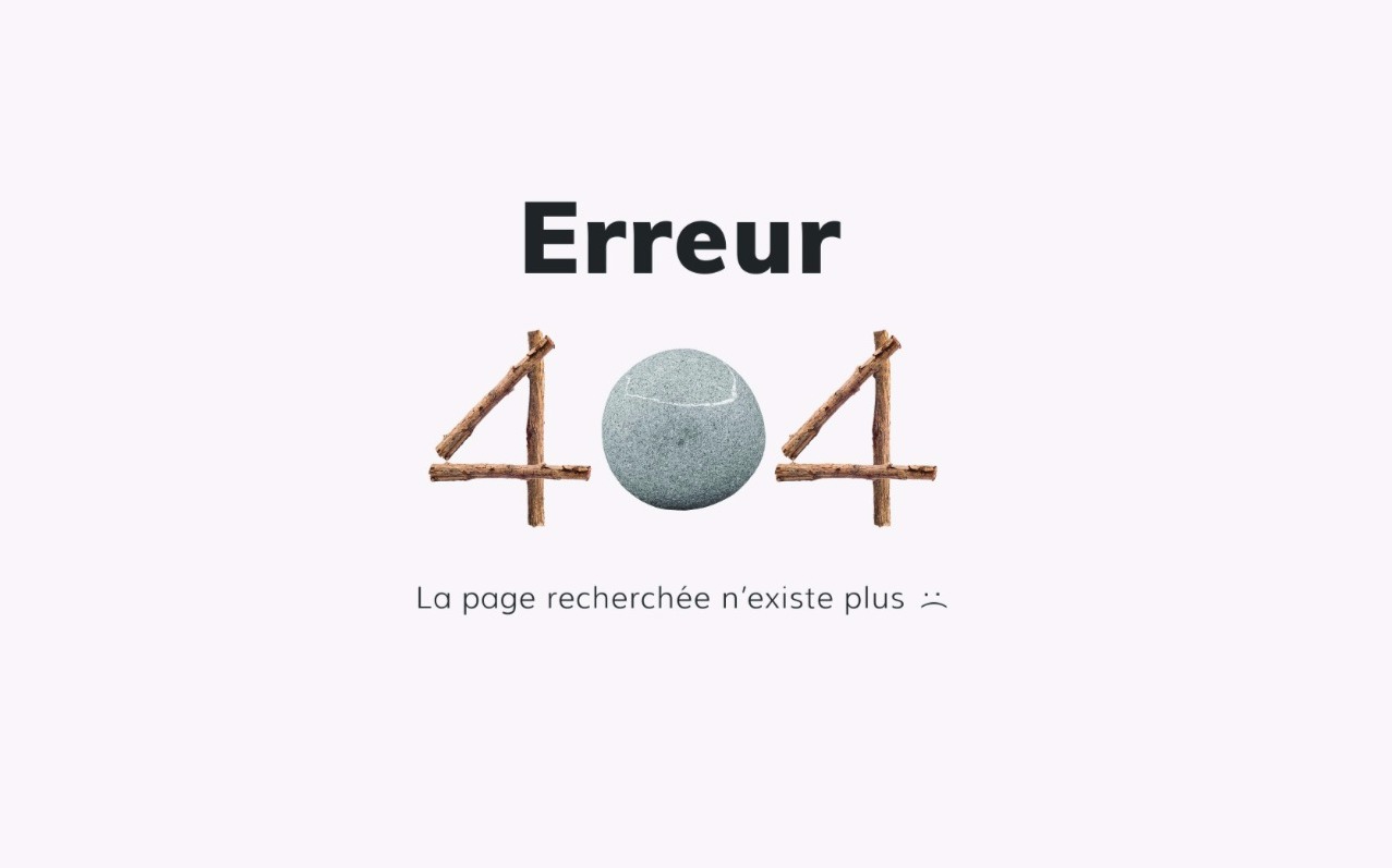 Page erreur 404