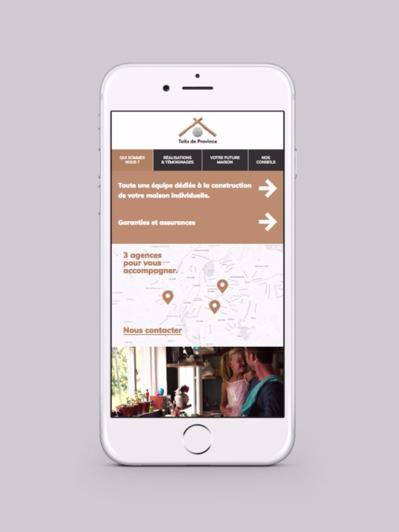 Site web mobile reponsive design